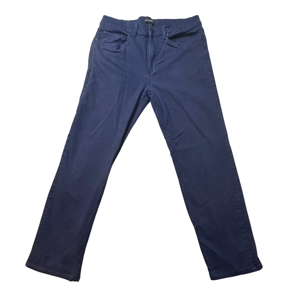 Banana Republic Pants Mens 32x24‎ Navy Blue 5-Pocket Cotton Stretch Twill Chino